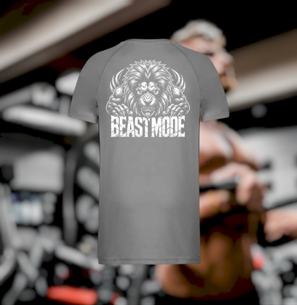 Beast Mode Heren Sport T-Shirt - Lion Edition
