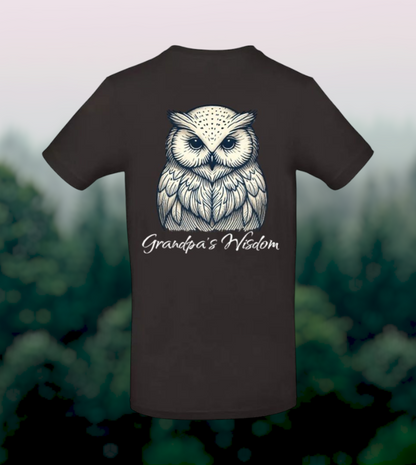 Grandpa's Wisdom Heren T-Shirt - Owl Edition