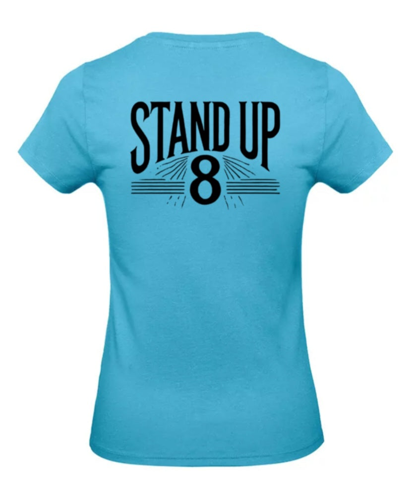 Rise Again Dames T-Shirt - Classic Edition (Witte & Zwarte logo's)