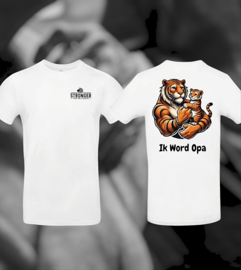 Ik Word Opa Heren T-Shirt - Animals Edition
