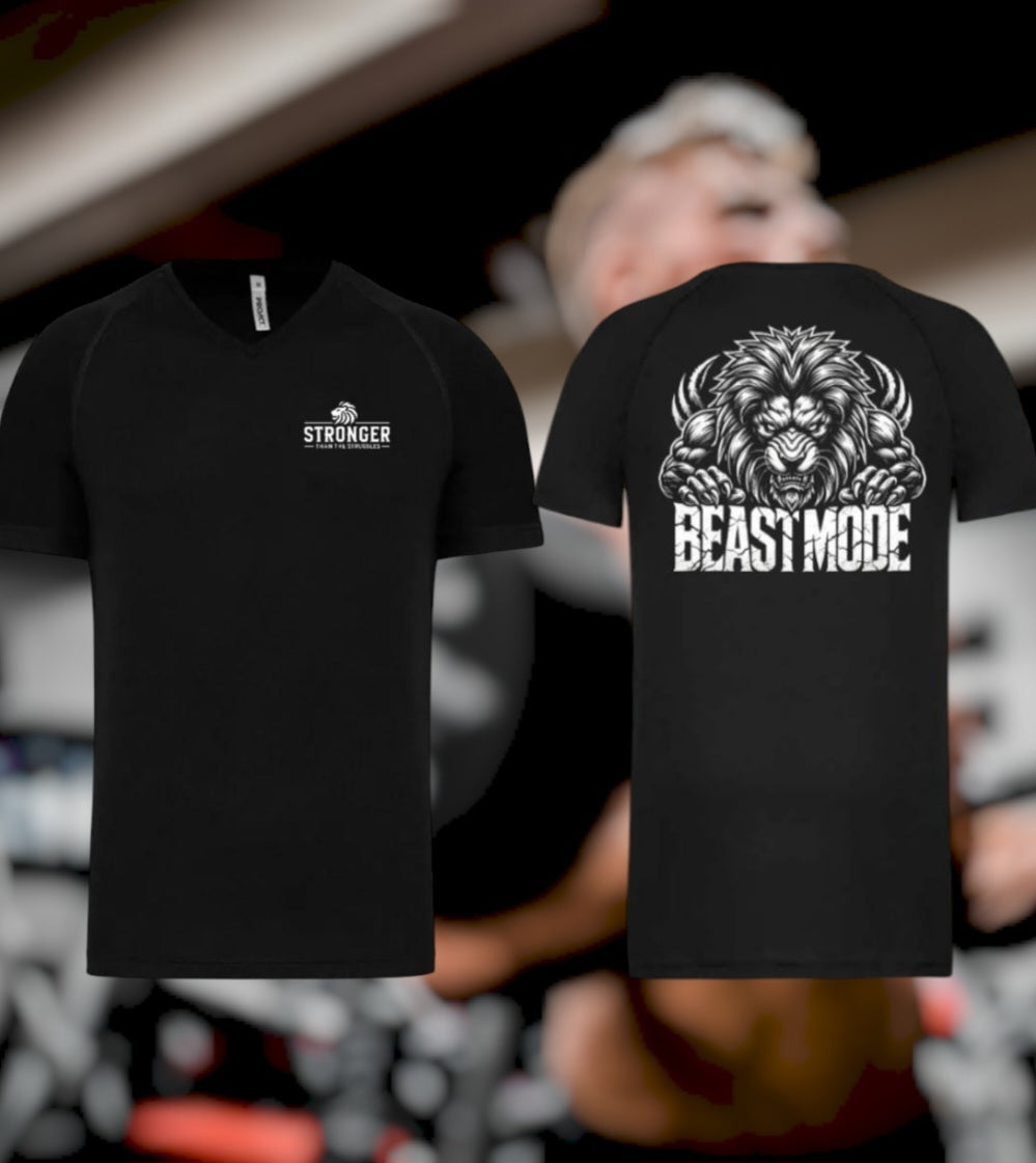 Beast Mode Heren Sport T-Shirt - Lion Edition