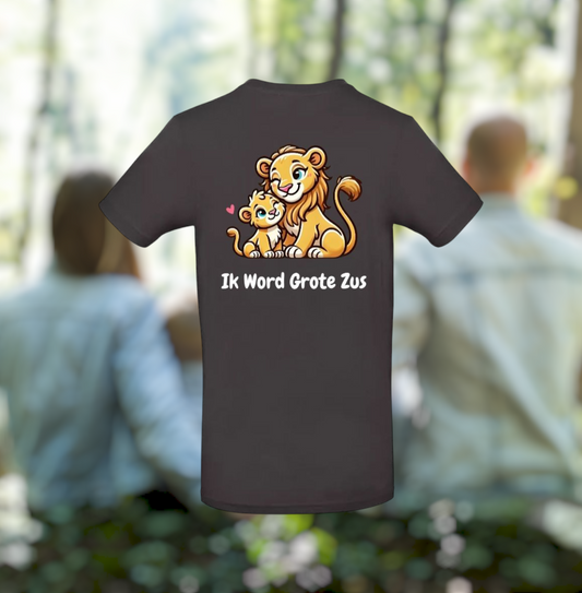 Ik Word Grote Zus Meisjes T-Shirt – Animals Edition