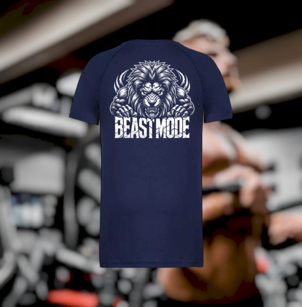 Beast Mode Heren Sport T-Shirt - Lion Edition