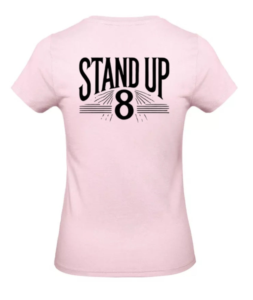 Rise Again Dames T-Shirt - Classic Edition (Witte & Zwarte logo's)