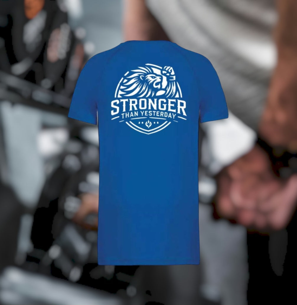 Stronger Than Yesterday Heren Sport T-Shirt