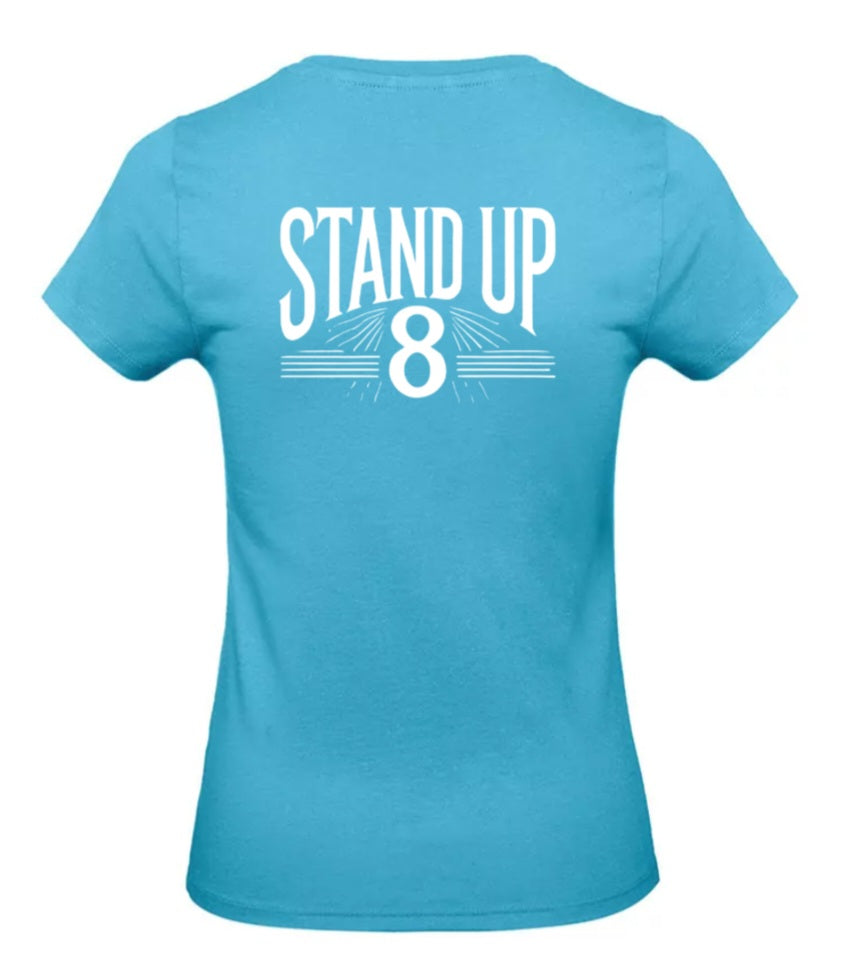 Rise Again Dames T-Shirt - Classic Edition (Witte & Zwarte logo's)