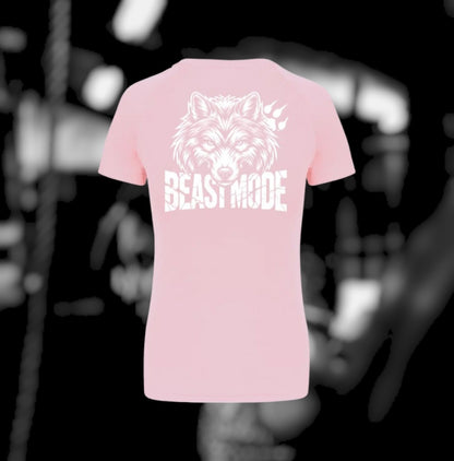 Beast Mode Dames Sport T-Shirt - Wolf Edition