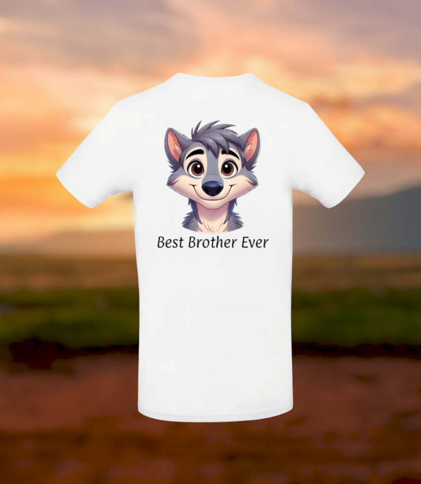 Best Brother Ever Jongens T-Shirt – Animals Edition