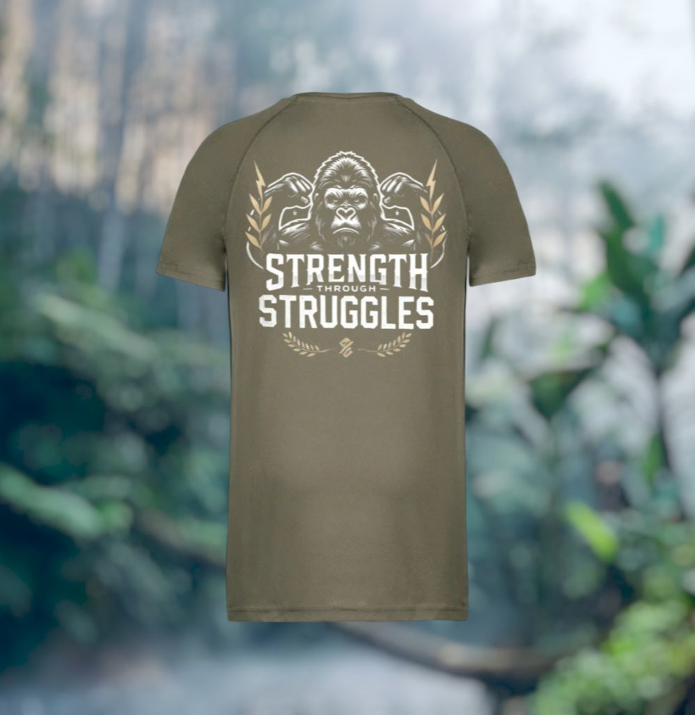 Strength Through Struggles Heren Sport T-Shirt