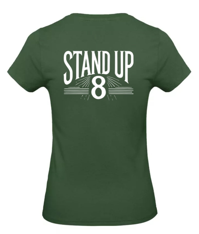 Rise Again Dames T-Shirt - Classic Edition (Witte & Zwarte logo's)