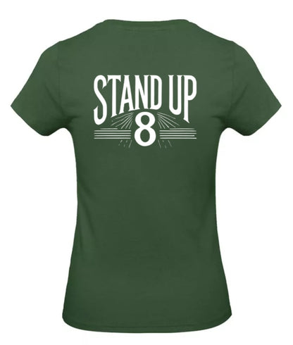 Rise Again Dames T-Shirt - Classic Edition (Witte & Zwarte logo's)