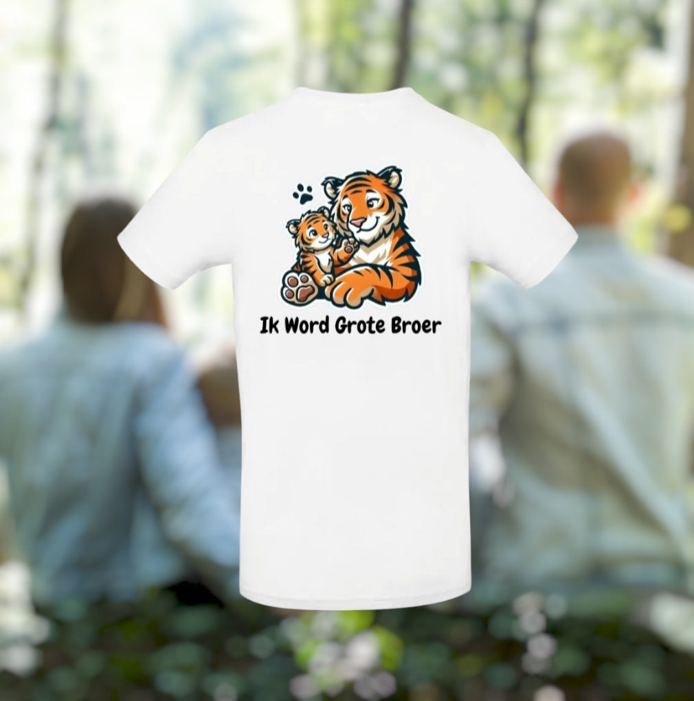 Ik Word Grote Broer Jongens T-Shirt – Animals Edition