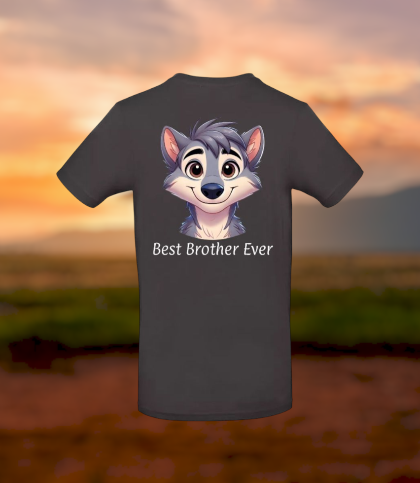 Best Brother Ever Jongens T-Shirt – Animals Edition