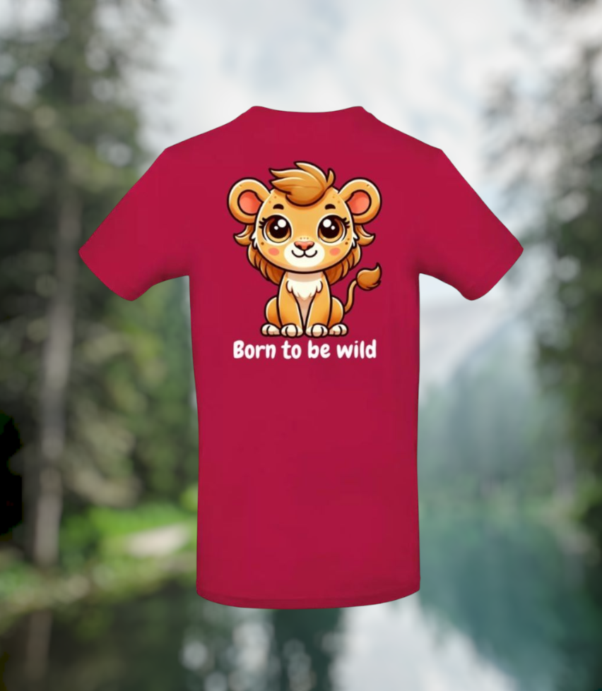 Born To Be Wild Meisjes T-Shirt – Animals Edition