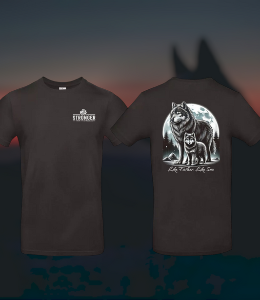 Like Father, Like Son Heren T-Shirt - Wolf Edition