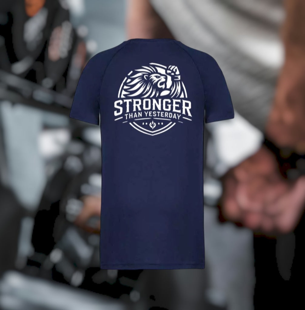 Stronger Than Yesterday Heren Sport T-Shirt