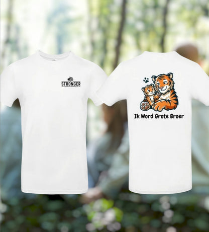 Ik Word Grote Broer Jongens T-Shirt – Animals Edition