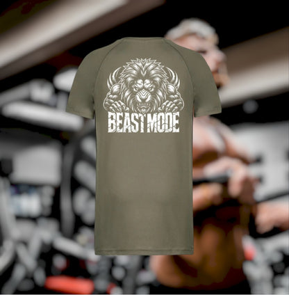 Beast Mode Heren Sport T-Shirt - Lion Edition