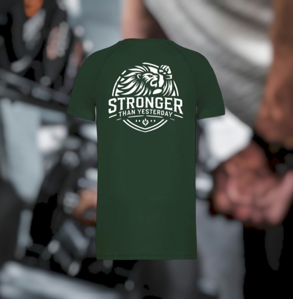 Stronger Than Yesterday Heren Sport T-Shirt