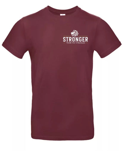 Stronger Than The Struggles Heren T-Shirt - Original Edition (Zwart/Bronze & Wit/Bronze Logo)