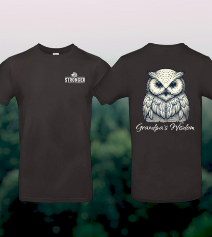 Grandpa's Wisdom Heren T-Shirt - Owl Edition