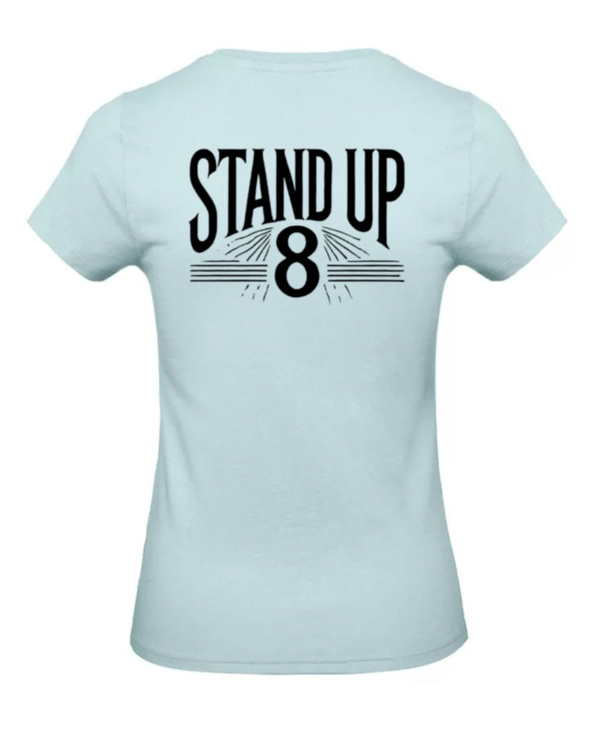 Rise Again Dames T-Shirt - Classic Edition (Witte & Zwarte logo's)