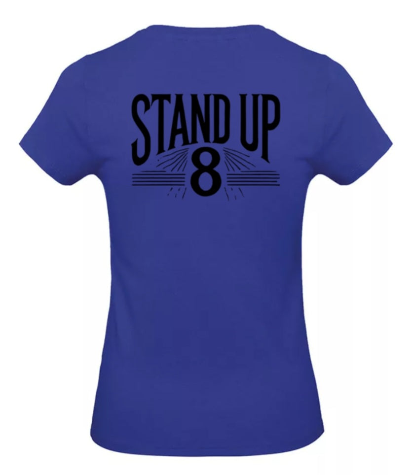 Rise Again Dames T-Shirt - Classic Edition (Witte & Zwarte logo's)