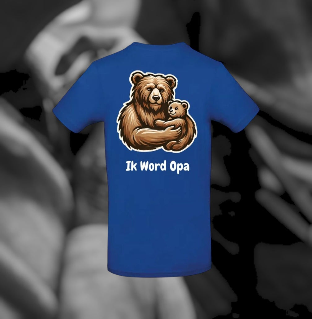 Ik Word Opa Heren T-Shirt - Animals Edition