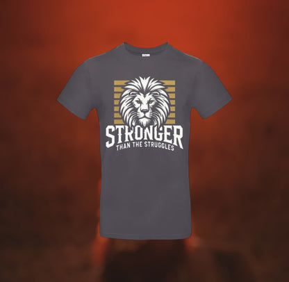 Stronger Heren T-Shirt - Lionheart Strength